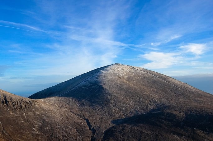 The Mourne Wall on Slieve Donard, Co. Down, Northern Ireland