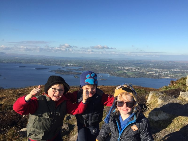 Torc Mountain Walking Route, Family and Kids Friendly Walk, Killarney, Co. Kerry, Ireland - Lakes National Park Kerry Way Hiking Trail