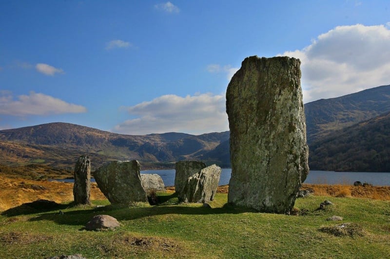 Uragh Stone Circle, Lauragh, Beara, Co. Kerry on the Wild Atlantic Way by Valerie O'Sullivan