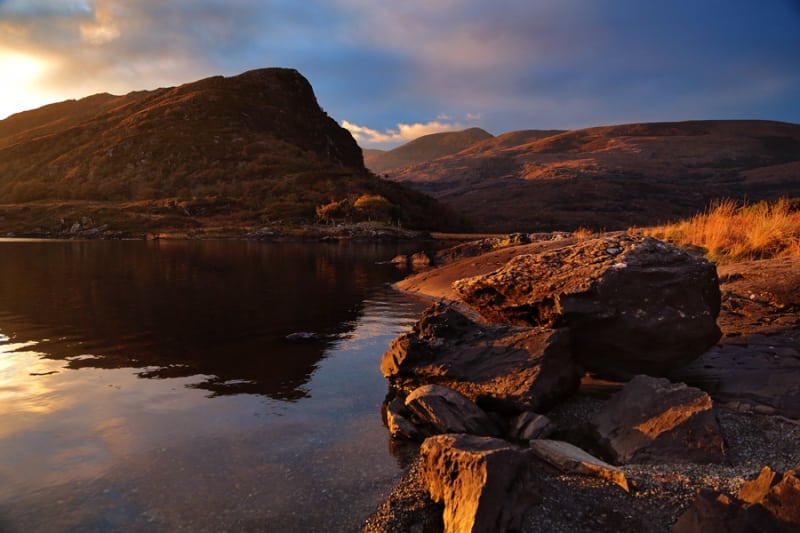 Eagles Nest Mountain on the Long Range River, Killarney by Valerie O'Sullivan