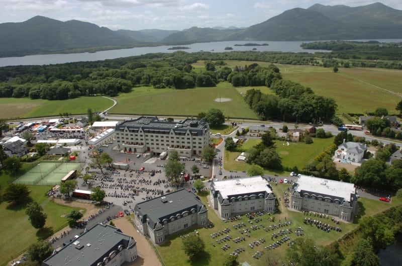 The Brehon Hotel, Killarney, Co. Kerry, Ireland Aerial Killarney Lakes