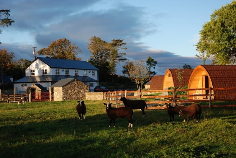 Ross Farmhouse at Top of the Rock Pod Pairc and Walking Centre, Drimoleague, West Cork, Ireland