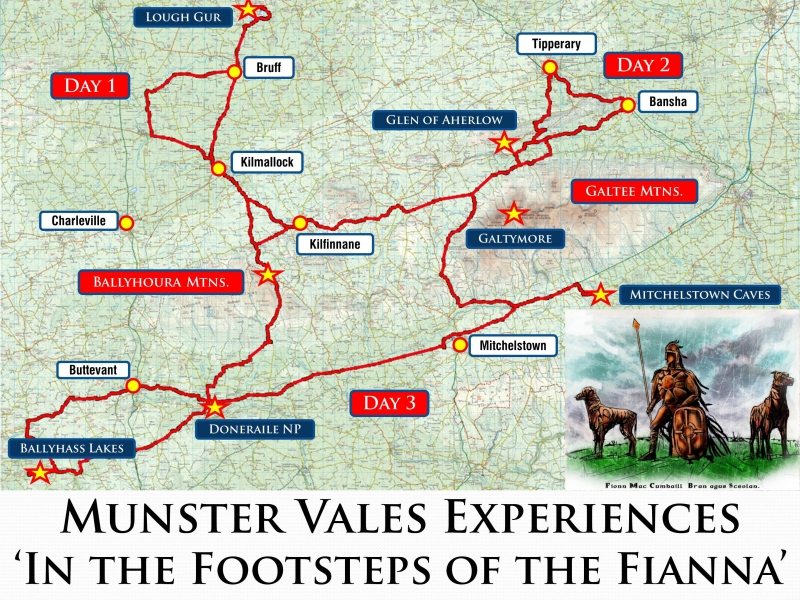 In the Footsteps of the Fianna - Munster Vales Experiences