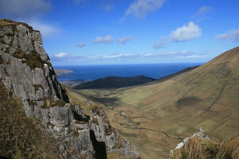Beenbo Maghanaboe Valley on the Dingle Peninsula near Tralee, Wild Atlantic Way, Ireland Cycle Route and Hiking Trails