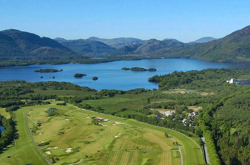 Killarney Race Course, Kerry, Ireland - Lakes of Killarney, Ross Castle_National Park and Mountains