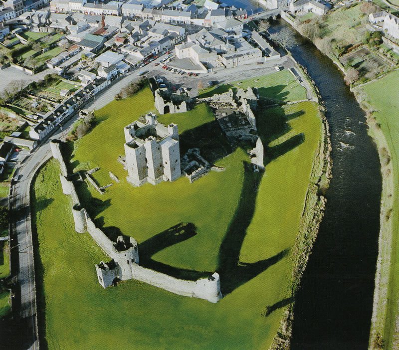Trim Castle Aerial Photo County Meath River Boyne, Ireland Ancient East