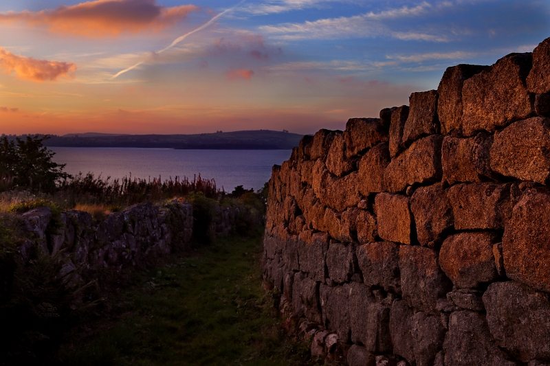 Ballyknockan Granite Wall known as The Lane, Irelands Ancient East