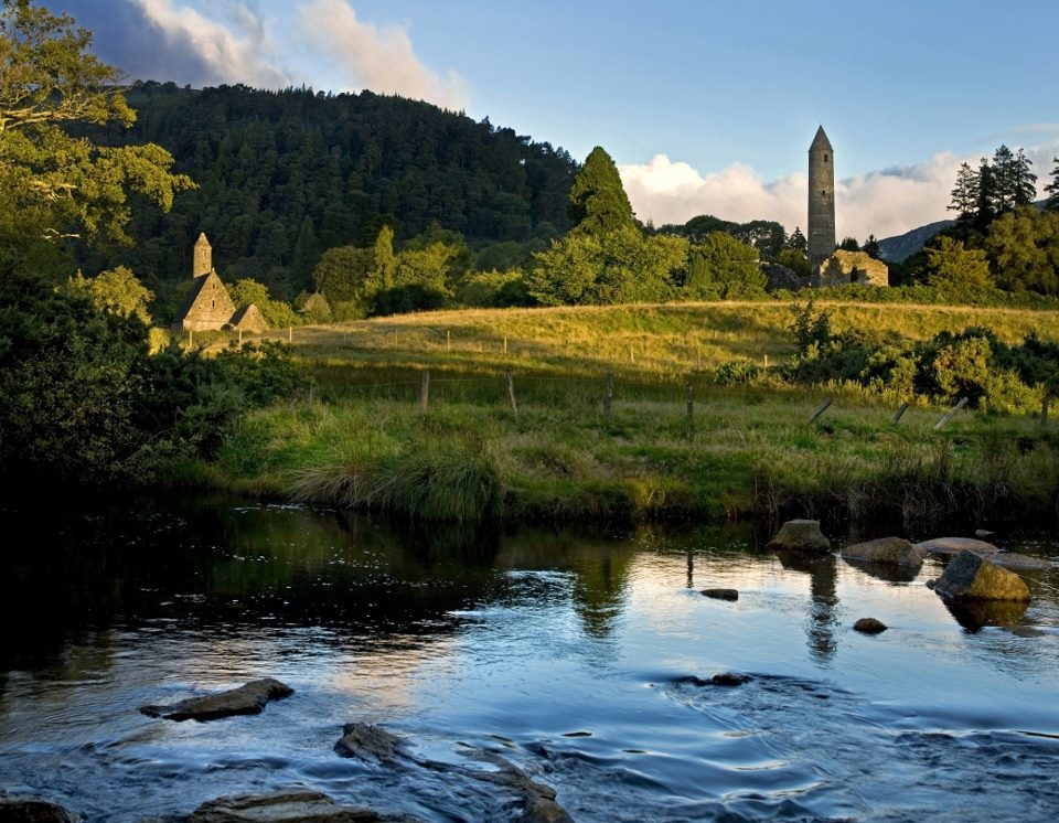 The famous Glendalough in County Wicklow, Irelands Ancient East