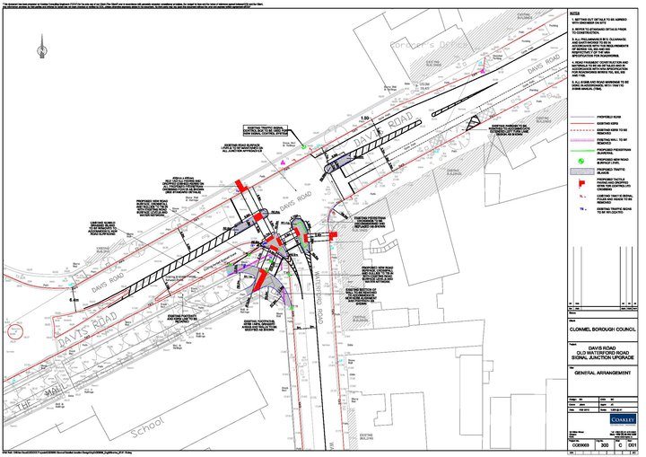 Coakley Consulting Engineers Signal Junction Upgrade Design Layout MOVA Pedestrian Crossing,Traffic, Transport, TIA, TTA, Roads, Safety, Parking, Junction, Design